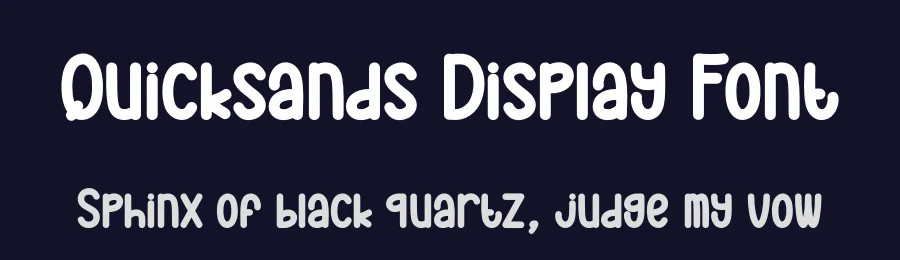 Quicksands Display Font by andikastudio — Script Handwritten Font — thumbnail 2