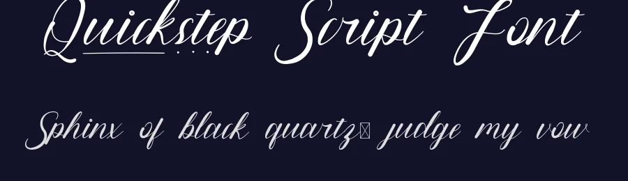 Quickstep Script Font by VinType — Script Handwritten Font — thumbnail 2