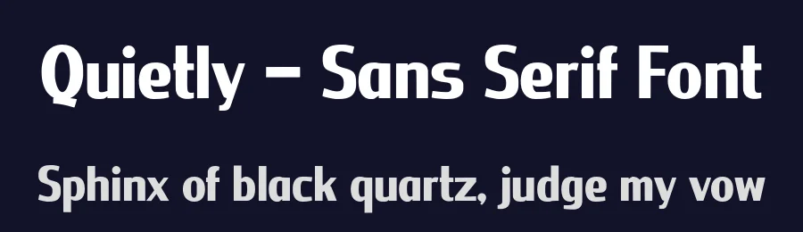 Quietly – Sans Serif Font by Alpaprana — Script Handwritten Font — thumbnail 2