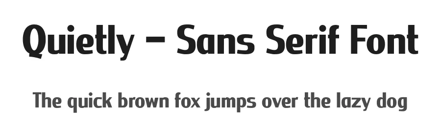 Quietly – Sans Serif Font by Alpaprana — Script Handwritten Font