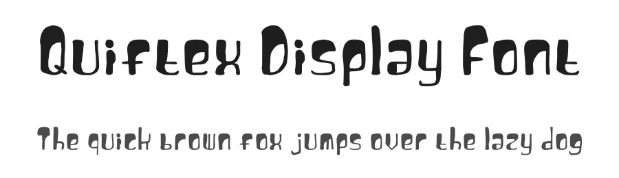 Quiftex Display Font by El - Marawe DSGN — Display Font