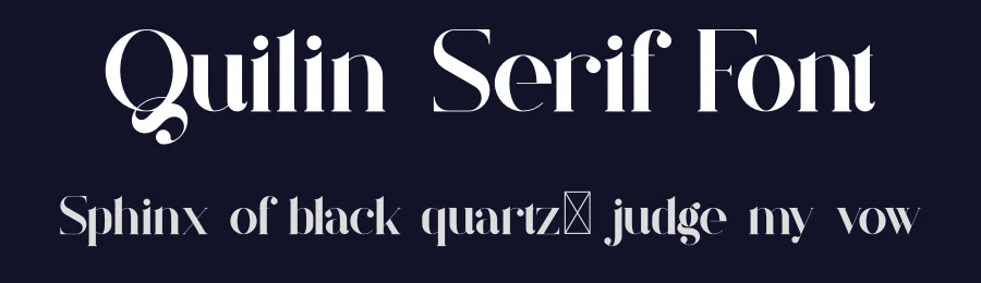 Quilin Serif Font by vp_creative_shop — Serif Font — thumbnail 2