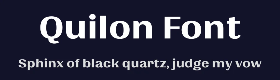 Quilon Font by Indian Type Foundry — Sans Serif Font — thumbnail 2