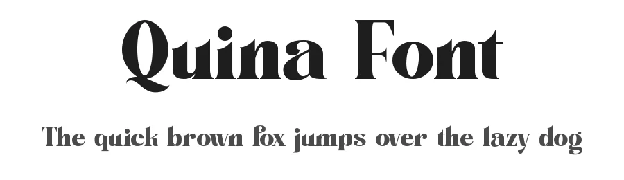 Quina Font by Roughlines ID โ Serif Font
