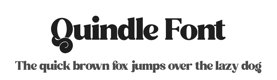 Quindle Font by vpcreativeshop — Display Font