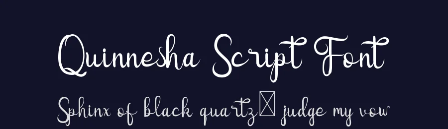 Quinnesha Script Font by edricstudio — Script Handwritten Font — thumbnail 2