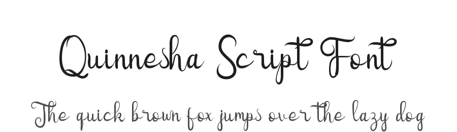 Quinnesha Script Font by edricstudio — Script Handwritten Font