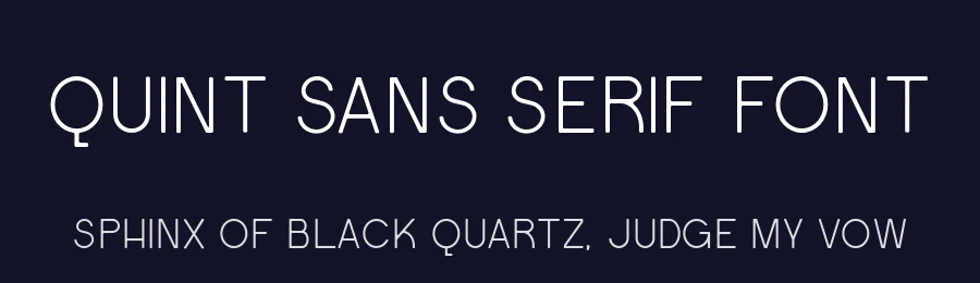 Quint Sans Serif Font by Evita Vilaka , Gatis Vilaks — Sans Serif Font — thumbnail 2