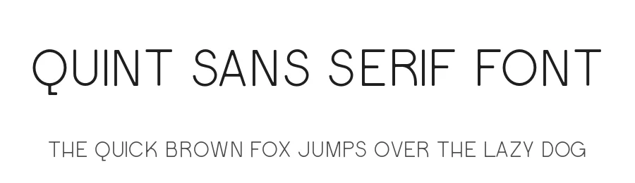 Quint Sans Serif Font by Evita Vilaka , Gatis Vilaks — Sans Serif Font