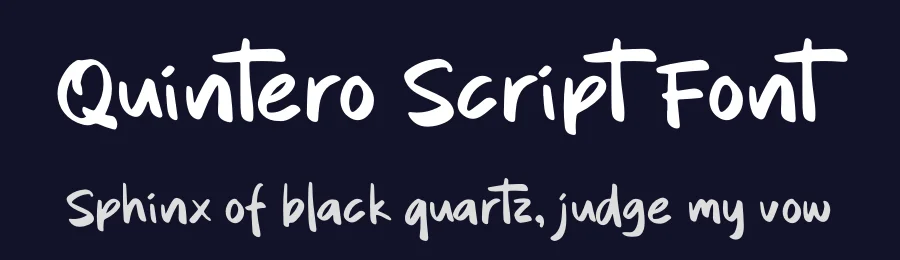 Quintero Script Font by Gracetype Studio — Script Handwritten Font — thumbnail 2