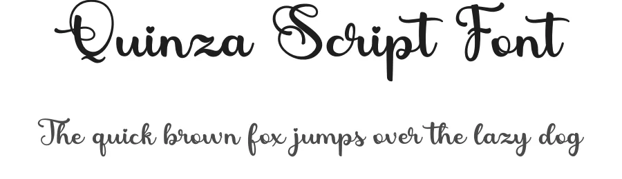 Quinza Script Font by sugiharto1790 — Script Handwritten Font
