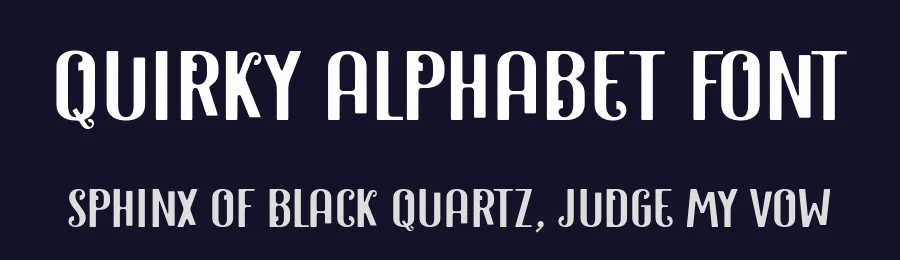 Quirky Alphabet Font by Anto (7NTypes) — Display Font — thumbnail 2