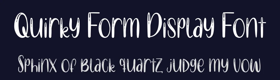 Quirky Form Display Font by Creatifontstudios — Script Handwritten Font — thumbnail 2