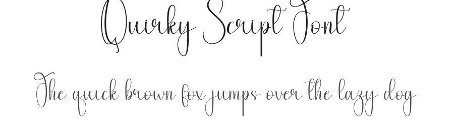 Quirky Script Font by andikastudio — Script Handwritten Font