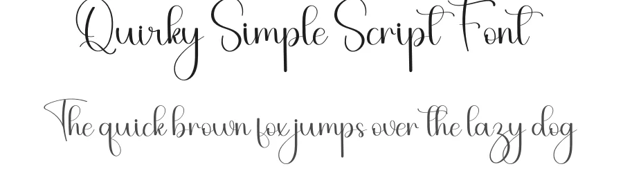Quirky Simple Script Font by freshtypeink — Script Handwritten Font