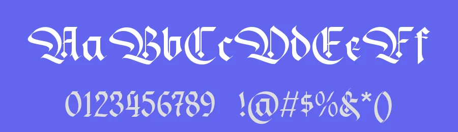 Quirlend Blackletter Font by AZSType — Blackletter Font — thumbnail 3