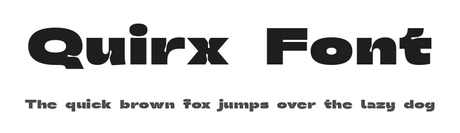 Quirx Font by Surplus Type Co — Sans Serif Font