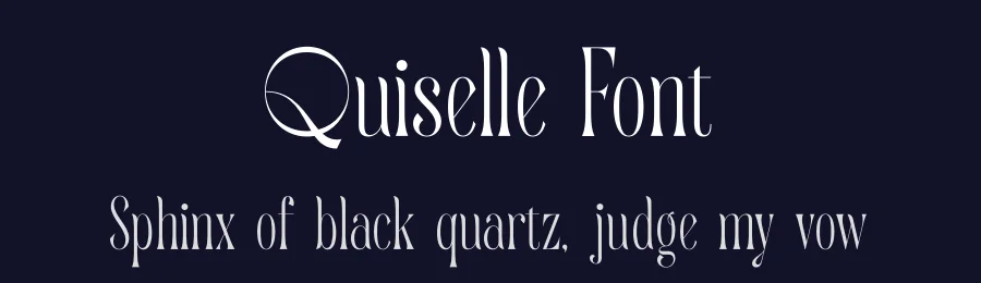 Quiselle Font by timelesstype.co — Display Font — thumbnail 2