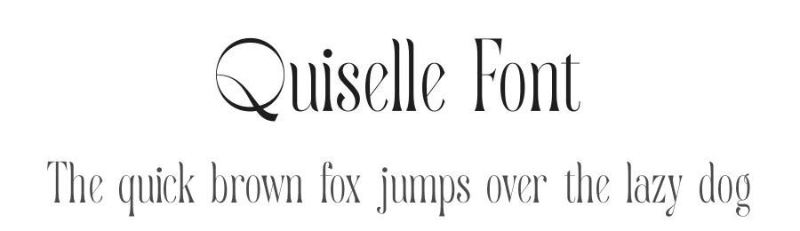 Quiselle Font by timelesstype.co — Display Font
