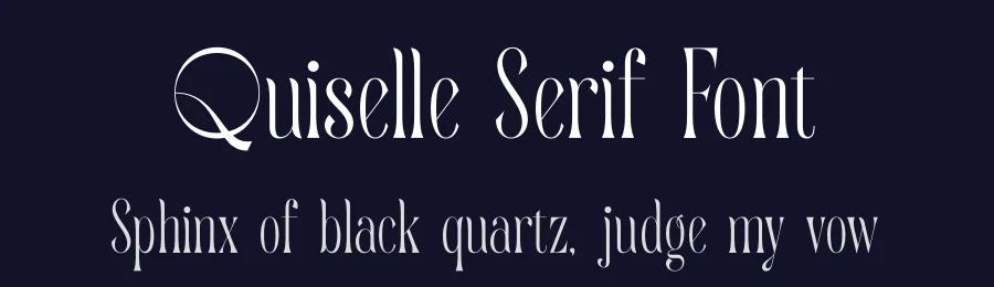 Quiselle Serif Font by timelesstype.co — Display Font — thumbnail 2