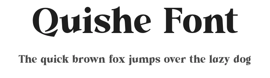 Quishe Font by MaikoHatta — Serif Font