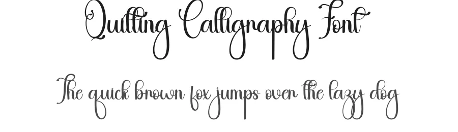 Quitting Calligraphy Font by andikastudio — Script Handwritten Font