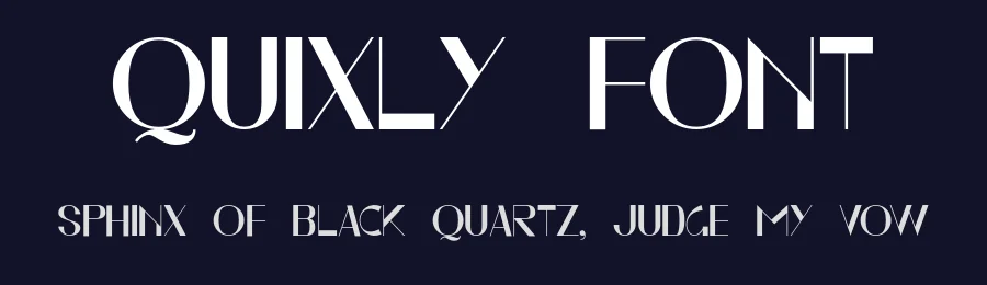 Quixly Font by Chip — Sans Serif Font — thumbnail 2