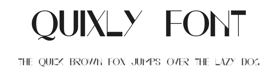 Quixly Font by Chip — Sans Serif Font