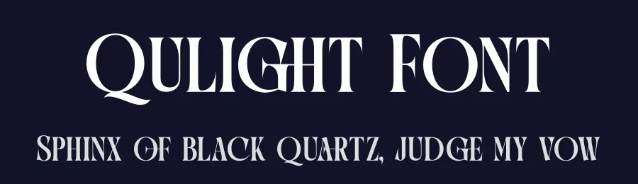 Qulight Font by timelesstype.co — Serif Font — thumbnail 2