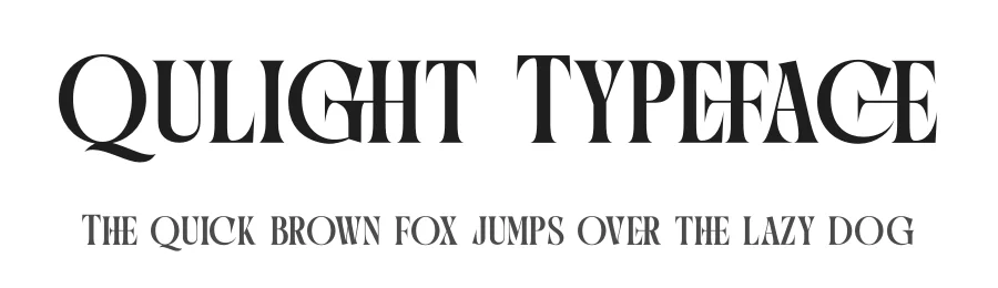 Qulight Typeface by timelesstype.co — Display Font
