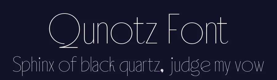 Qunotz Font by Krismagraph — Sans Serif Font — thumbnail 2