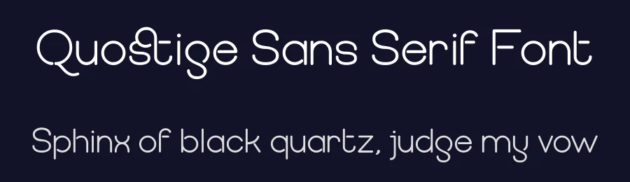 Quostige Sans Serif Font by Artza Graph — Sans Serif Font — thumbnail 2