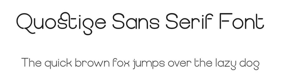Quostige Sans Serif Font by Artza Graph — Sans Serif Font