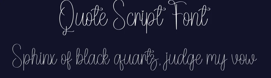 Quote Script Font by andikastudio — Script Handwritten Font — thumbnail 2