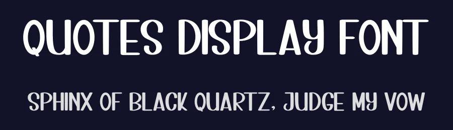 Quotes Display Font by inermediaSTUDIO — Display Font — thumbnail 2