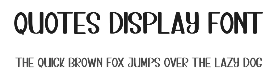 Quotes Display Font by inermediaSTUDIO — Display Font