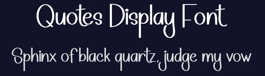 Quotes Display Font by creativeletter — Script Handwritten Font — thumbnail 2