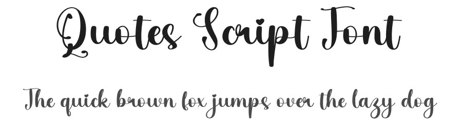 Quotes Script Font by ade gilang — Script Handwritten Font