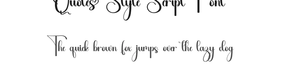 Quotes Style Script Font by inermediaSTUDIO — Script Handwritten Font