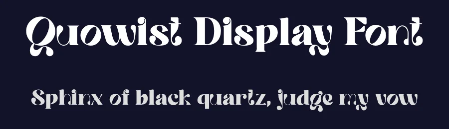 Quowist Display Font by afkaristudio — Serif Font — thumbnail 2
