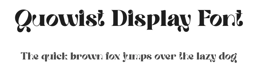 Quowist Display Font by afkaristudio — Serif Font