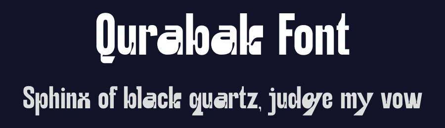 Qurabak Font by TypeFactory — Sans Serif Font — thumbnail 2
