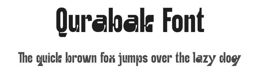 Qurabak Font by TypeFactory — Sans Serif Font