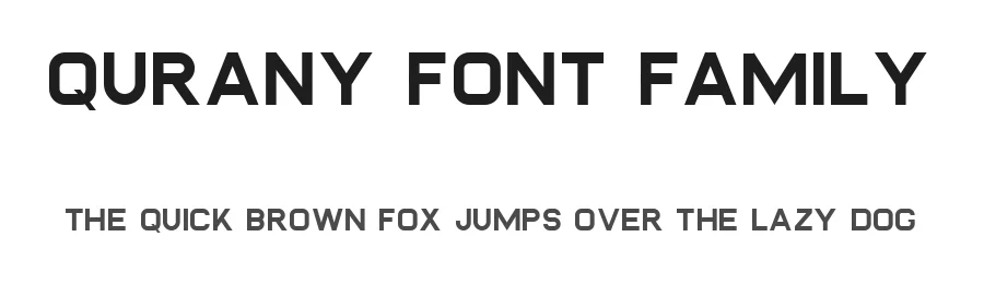 Qurany Font Family by Qurany — Sans Serif Font