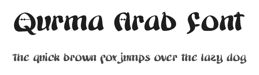 Qurma Arab Font by nihstudio — Display Font