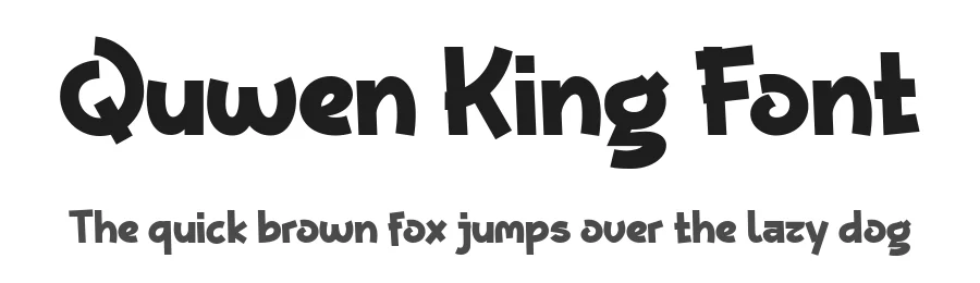 Quwen King Font by productype — Decorative Font