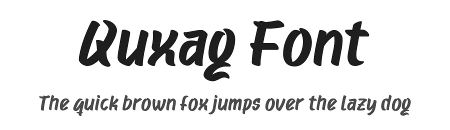 Quxag Font by productype — Decorative Font