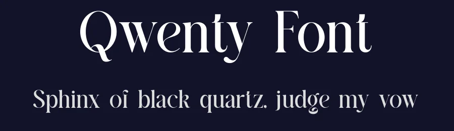 Qwenty Font by ErmediaStudio — Decorative Font — thumbnail 2