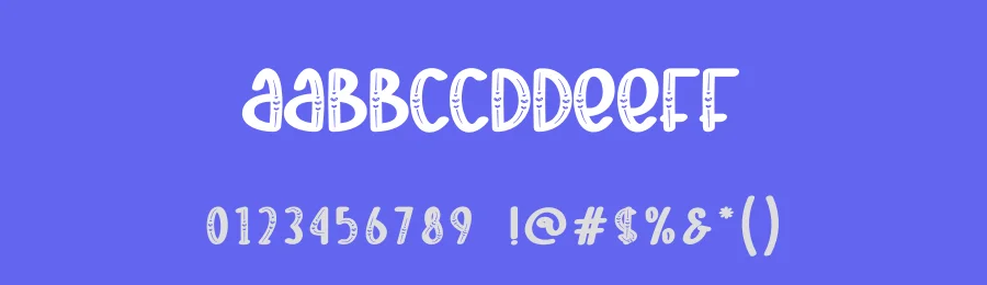 Rabbit Gloves Display Font by creativeletter — Display Font — thumbnail 3
