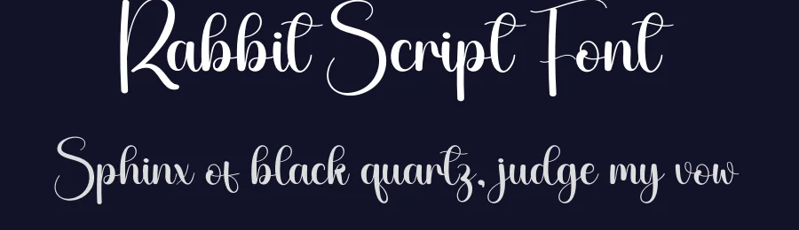 Rabbit Script Font by creativeletter — Script Handwritten Font — thumbnail 2